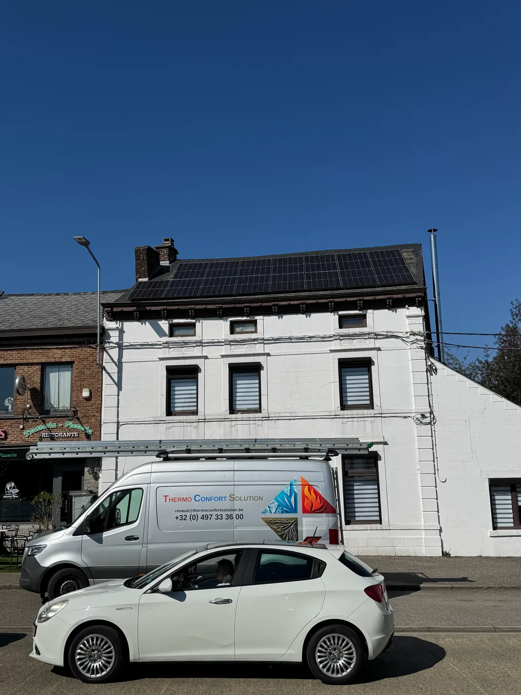 Panneaux photovoltaïques — réalisation Thermo Confort Solution en Wallonie